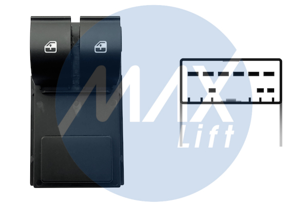 MAX 310066 SFT128 PREKIDA? POD.STAKLA FIAT GRANDE PUNTO P/L 2X +RETR.SIVI COMFORT 9PIN SFT128