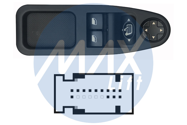 MAX 255164 SPG109 PREKIDA? POD.STAKLA CITROEN JUMPY 07- P/L 2X SPG109