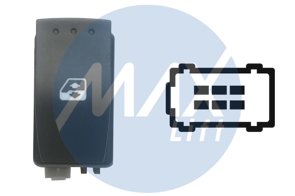 MAX 255183 SRN102 PREKIDA? POD.STAKLA RENAULT MASTER 03- 1X 6 PIN SRN102