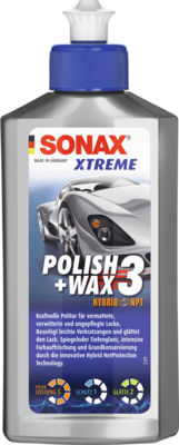 SONAX XTREME POLIR ÉS WAX 3 250ML