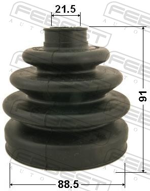 FEBEST FBS0217-R20 Féltengely gumiharang, porvédő