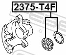 FEBEST FBS2375-T4F Féknyereg tömítéskészlet, féknyereg javítókészlet