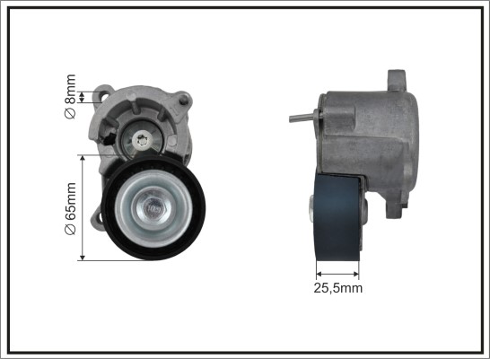CAFFARO CFR100500SP feszítőkar, hosszbordás szíj