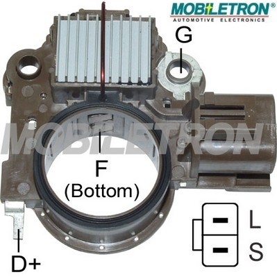 MOBILETRON VR-H2009-128 MB Generátor szabályozó