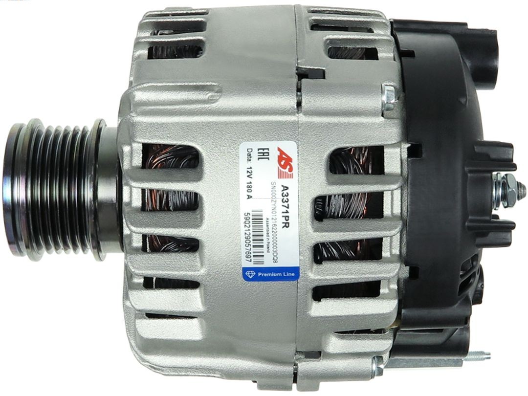 AUTOSTARTER A3371PR ALTERNATOR VW GOLF VII 1,6TDI 15-/ PASSAT 1,6/2,0T