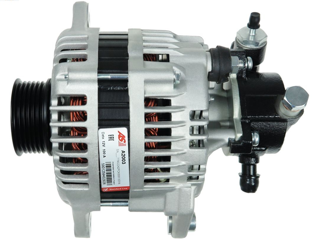 AUTOSTARTER ASTA2003 ALTERNATOR 12V 100A Z KOLEM