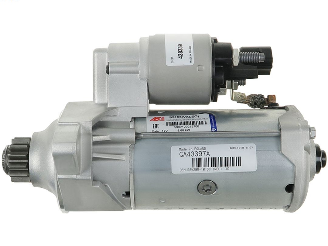 AUTOSTARTER ASTS3153(VALEO) Önindító