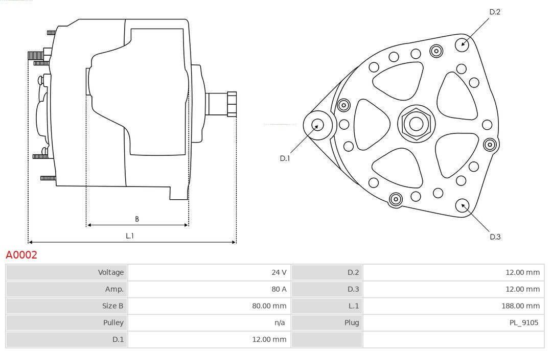 AUTOSTARTER A0002 Generátor