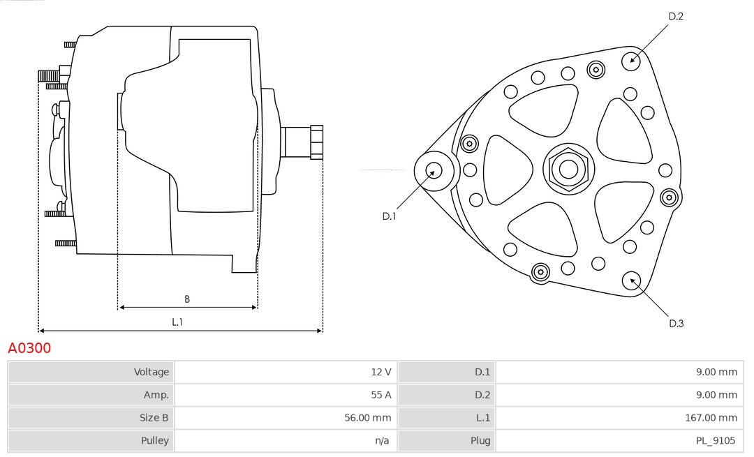 AUTOSTARTER ASTA0300 Generátor