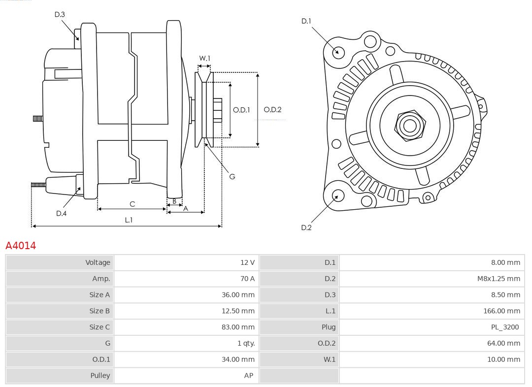 AUTOSTARTER ASPA4014 generátor