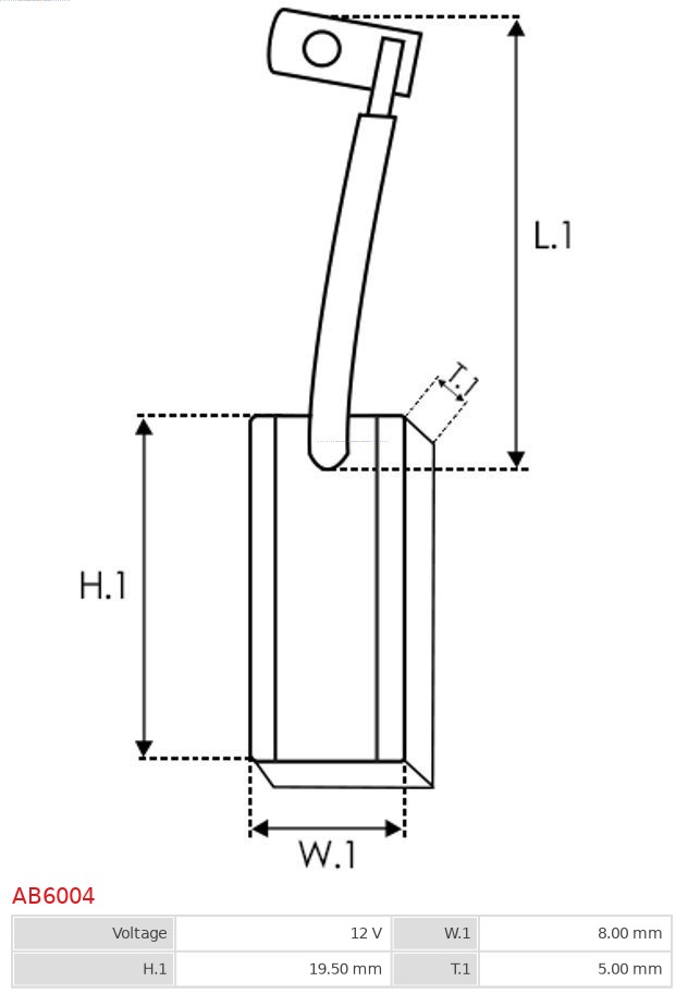 AUTOSTARTER AB6004 SZÉNKEFE, GENERÁTOR