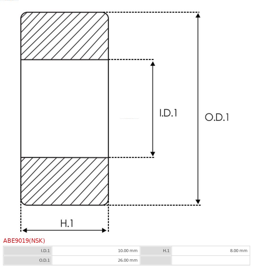 AUTOSTARTER 534 110 ABE9019(NSK) - Alkatrész