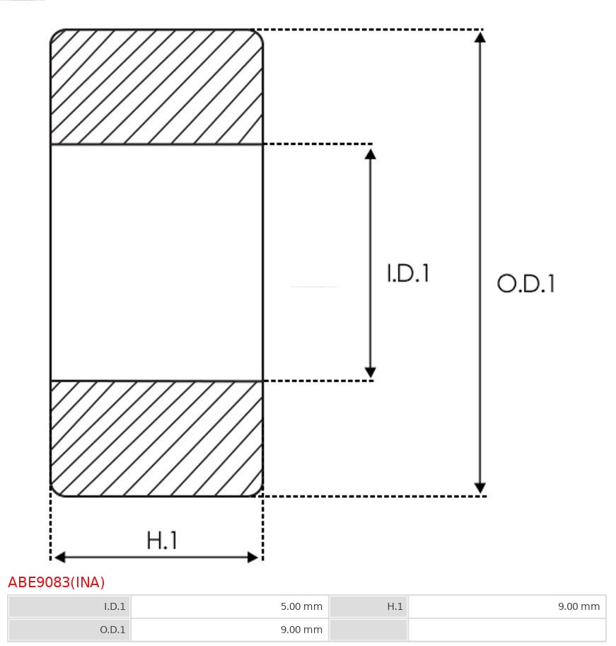 AUTOSTARTER ABE9083(INA) CSAPÁGY