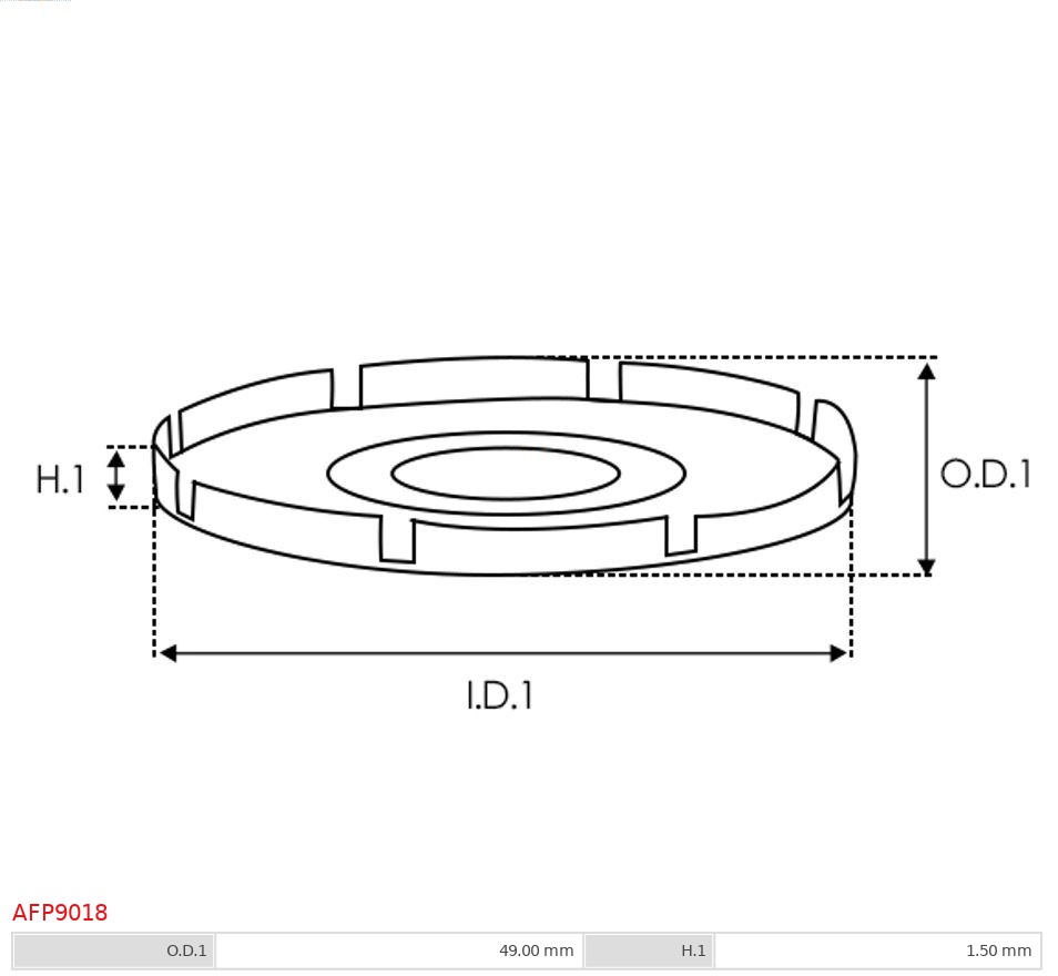 AUTOSTARTER 393 295 AFP9018 # alter.szíj /mitsubishi/a003tg5381