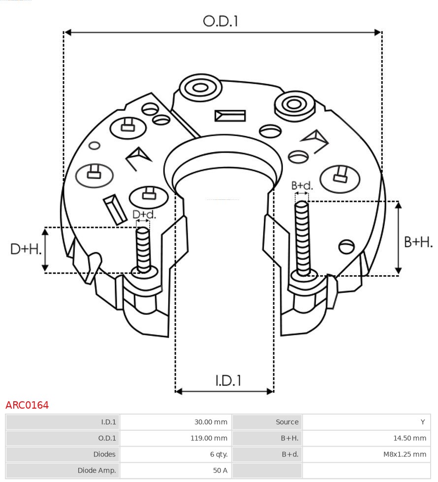 AUTOSTARTER ARC0164 EGYENIRÁNYÍTÓ, GENERÁTOR