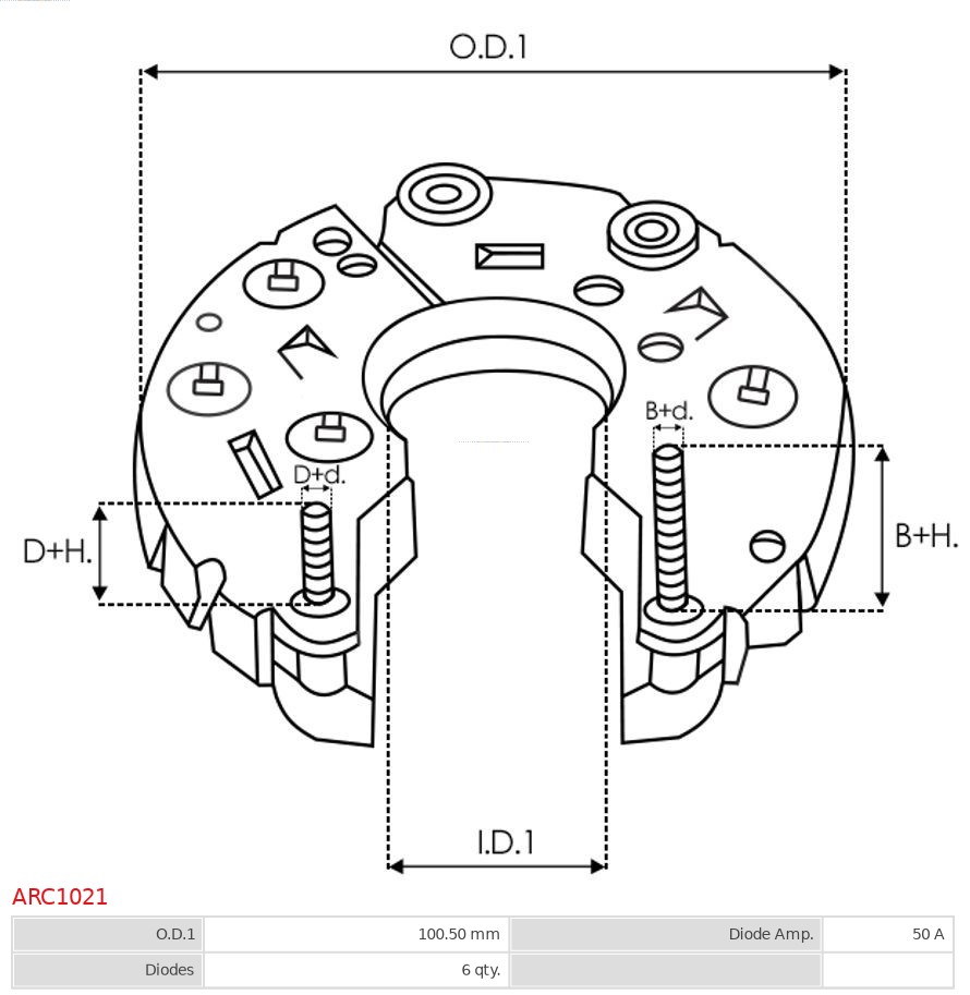 AUTOSTARTER 529 457 ARC1021 - Alkatrész