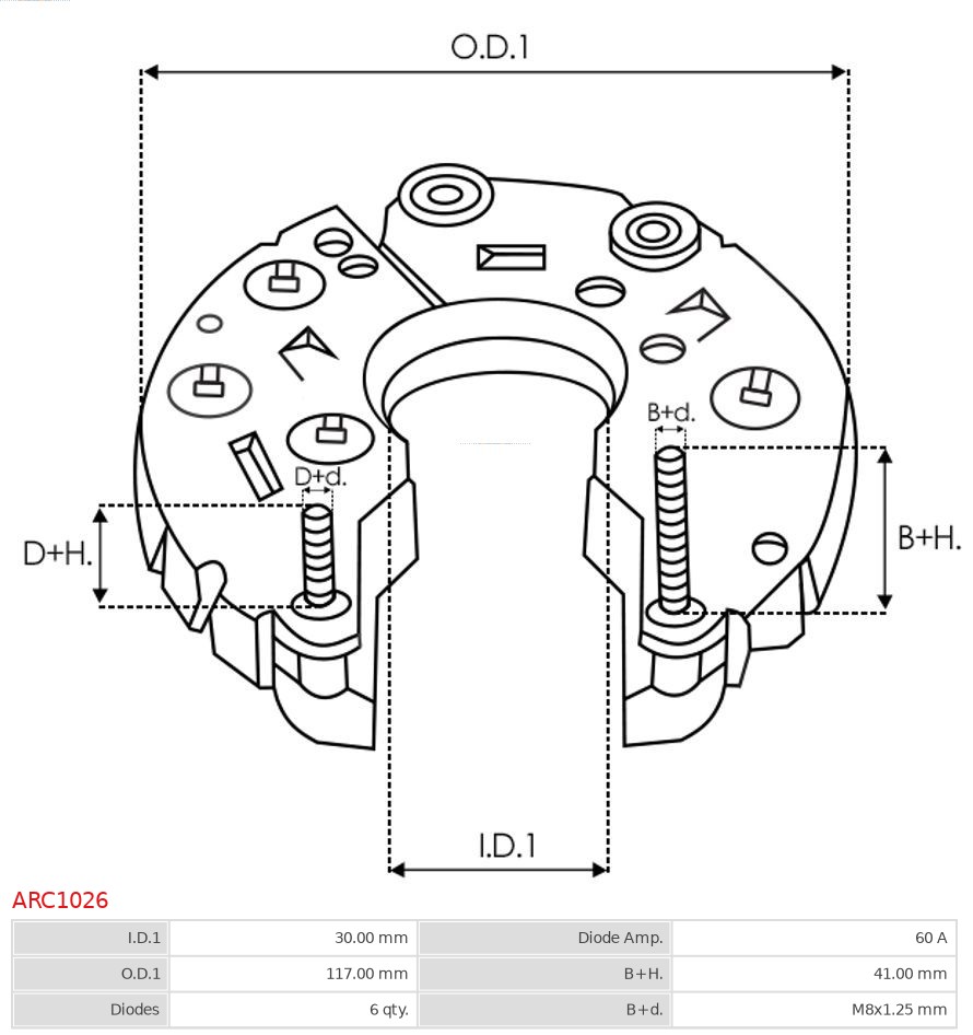 AUTOSTARTER ARC1026 EGYENIRÁNYÍTÓ, GENERÁTOR