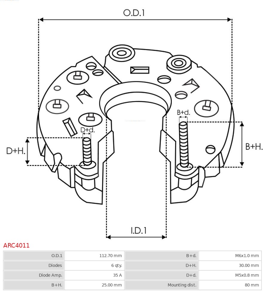 AUTOSTARTER 535 931 ARC4011 - Alkatrész