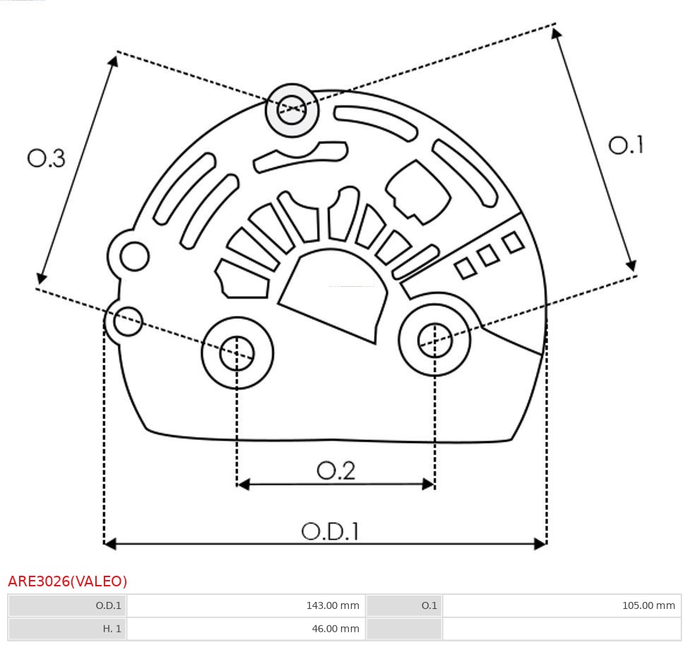 AUTOSTARTER 533 921 ARE3026(VALEO) - Alkatrész