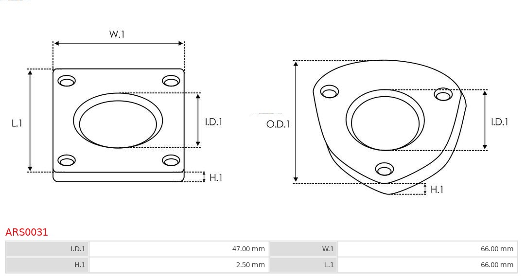 AUTOSTARTER ASTARS0031 Javítókészlet, generátor