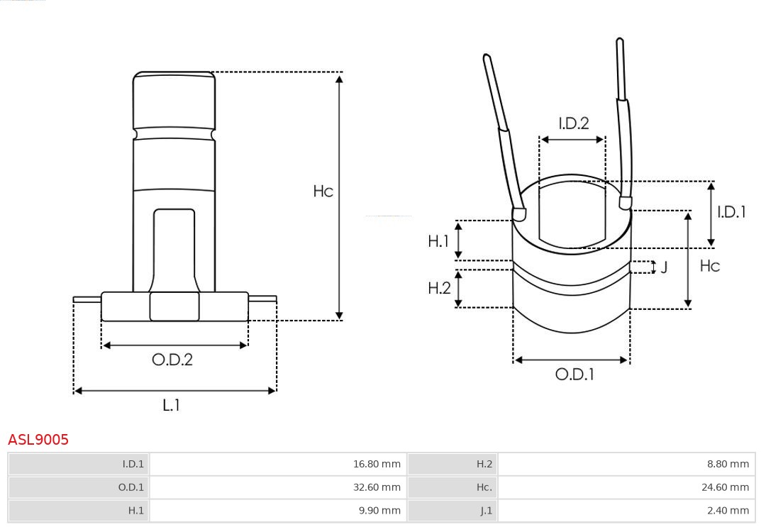 AUTOSTARTER 511 336 ASL9005 - Alkatrész