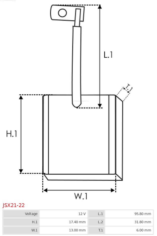 AUTOSTARTER JSX21-22 SZÉNKEFE, ÖNINDÍTÓ