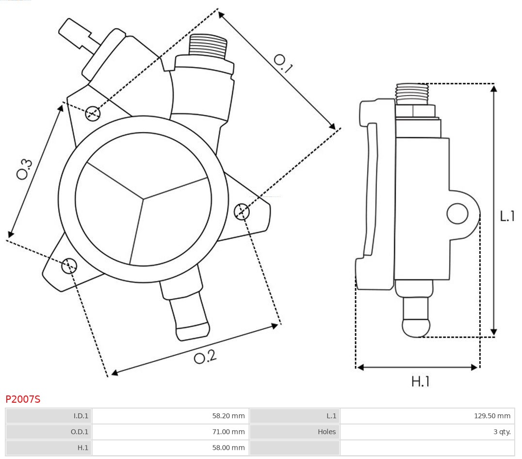 AUTOSTARTER ASTP2007S Vákuumszivattyú