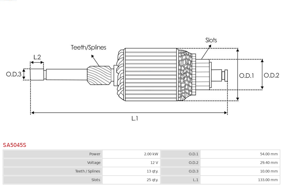 AUTOSTARTER SA5045S WIRNIK ROZRUSZNIKA