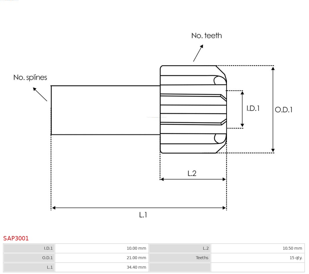 AUTOSTARTER SAP3001 ÁLLÓRÉSZ, ÖNINDÍTÓ