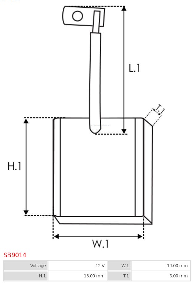 AUTOSTARTER SB9014 SZCZOTKI ROZRUSZNIKA