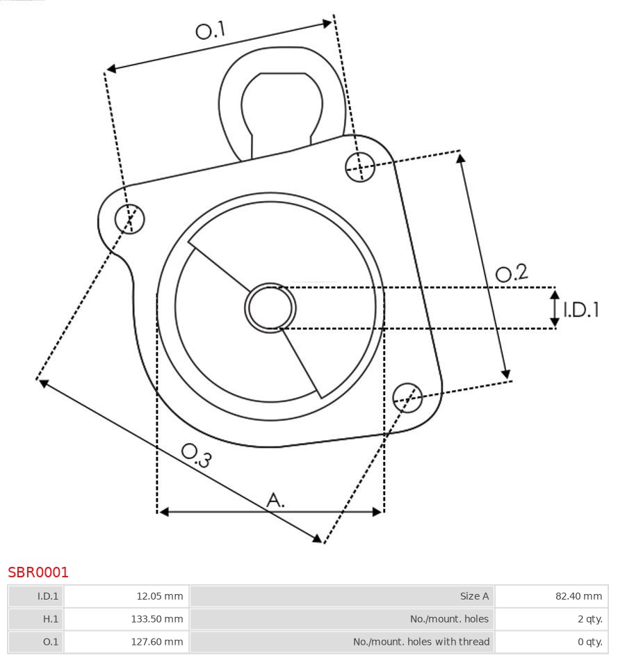 AUTOSTARTER SBR0001 HAJTÓCSAPÁGY, ÖNINDÍTÓ