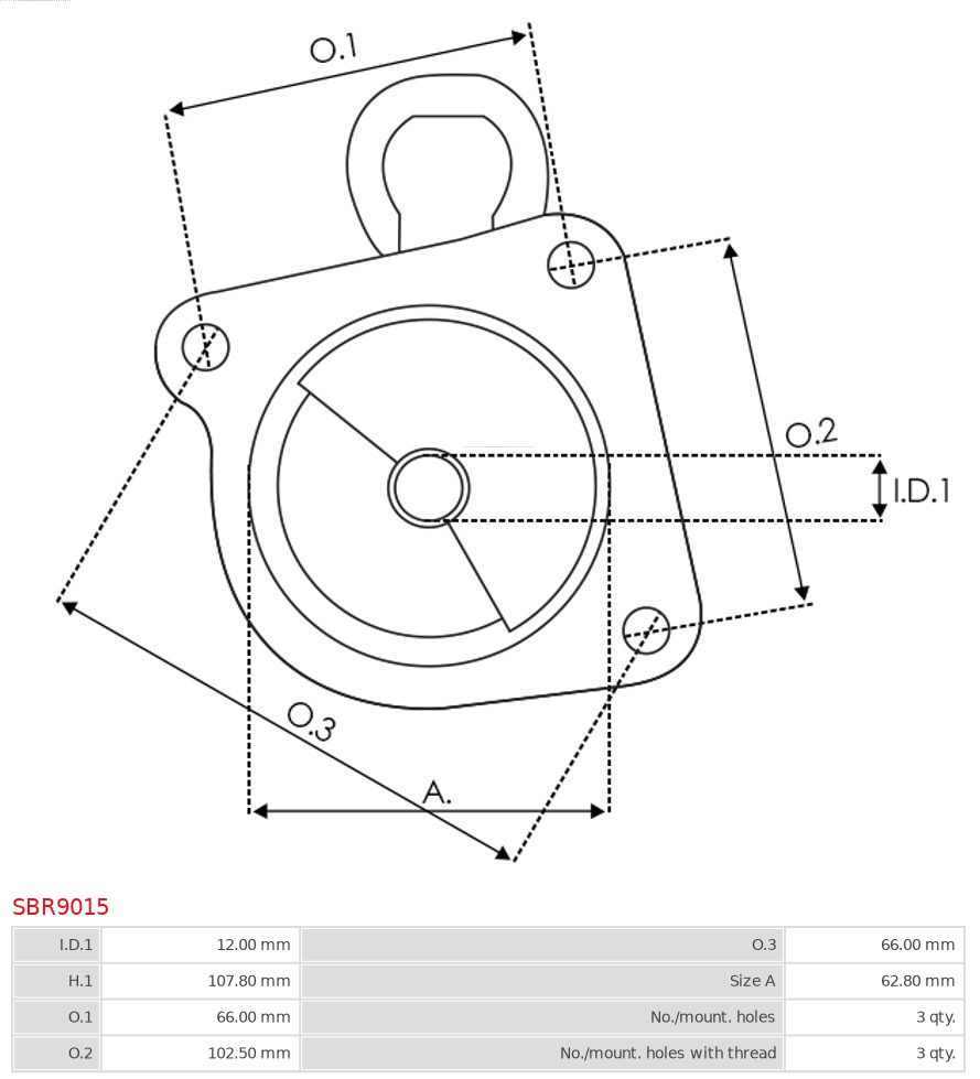 AUTOSTARTER SBR9015 HAJTÓCSAPÁGY, ÖNINDÍTÓ