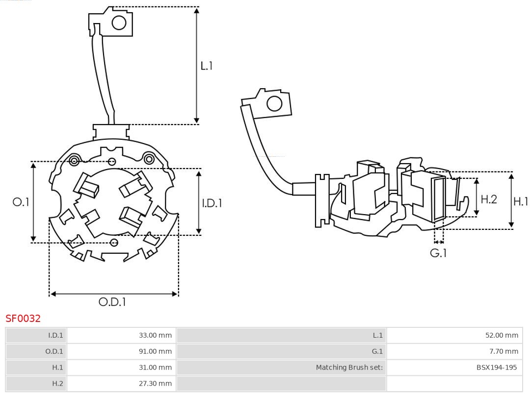 AUTOSTARTER SF0032 UZWOJENIE ROZRUSZNIKA