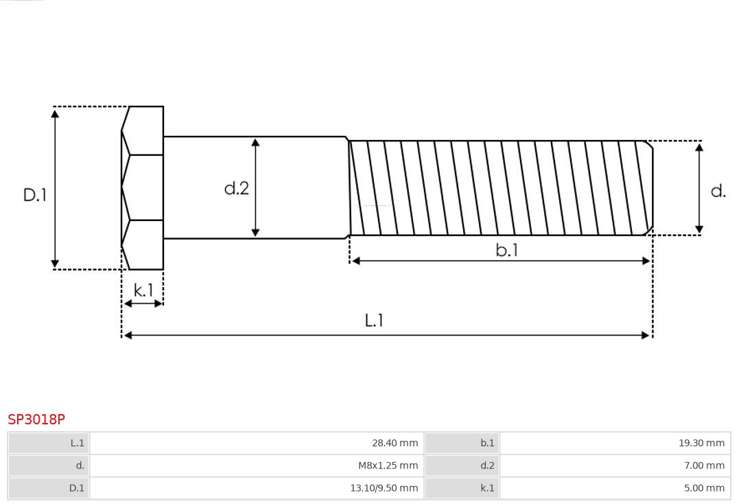 AUTOSTARTER SP3018P JAVÍTÓKÉSZLET, ÖNINDÍTÓ