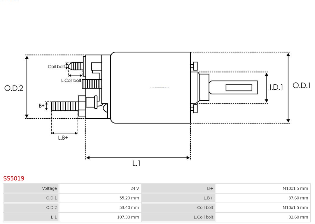 AUTOSTARTER SS5019 MÁGNESKAPCSOLÓ, ÖNINDÍTÓ