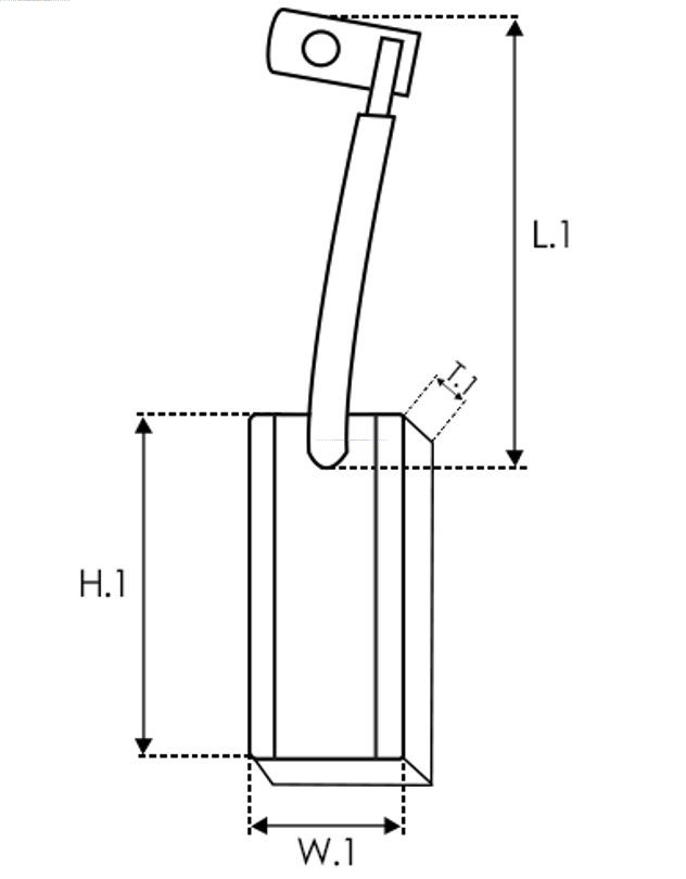 AUTOSTARTER ZS0003 szénkefe, generátor