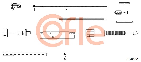 COFLE COF 10.0382 BOWDEN