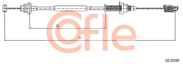 COFLE COF 10.0390 Gázbowden