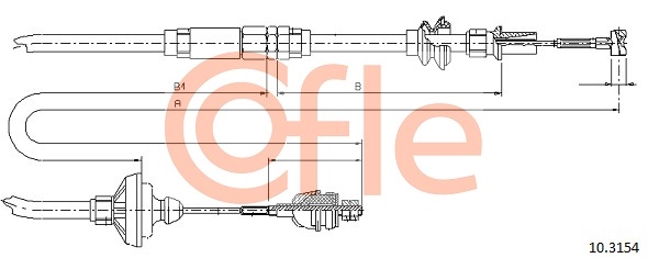 COFLE EP 10.3154 Bowden