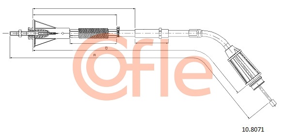 COFLE 92.10.8071 92.10.8071 CABLU FRANA MANA VOLVO  - COFLE