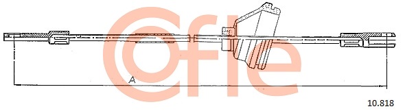 COFLE CFE10.818 huzal, rögzítőfék