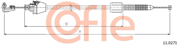COFLE COF 11.0271 Gázbowden