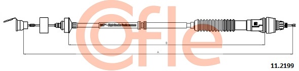 COFLE 11.2199 CO Kuplungkötél, kuplungbowden