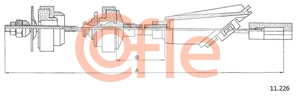 COFLE BV 11.226 Kuplungbowden