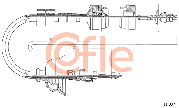 COFLE BV 11.307 Kuplungbowden