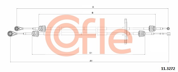 COFLE COF 11.3272 Váltóbowden