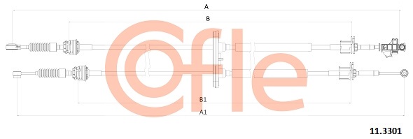 COFLE CFE11.3301 váltóbowden