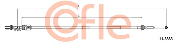 COFLE CFE11.3883 váltóbowden