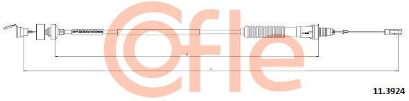 COFLE COF 11.3924 Kuplungkötél, kuplungbowden