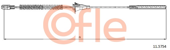 DREISSNER OL3018DREIS Kézifék bowden, kézifék kötél